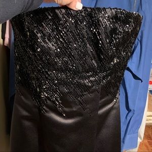 Classic black formal gown